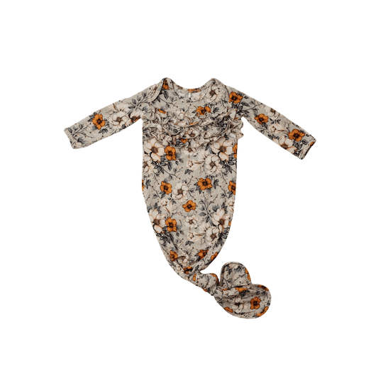 Rockin Royalty Baby Amber Gardens / Newborn Rockin Royalty Amber Gardens Knotted Gown