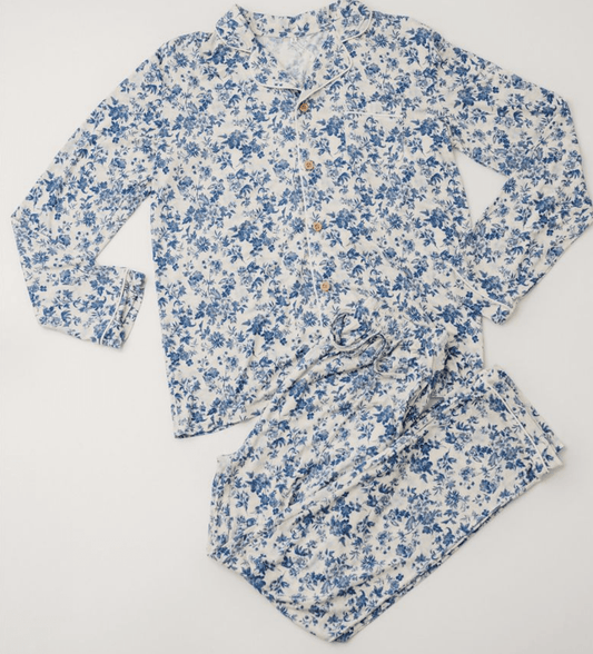 Rockin Royalty Blue Bell Bliss Mom PJ Set