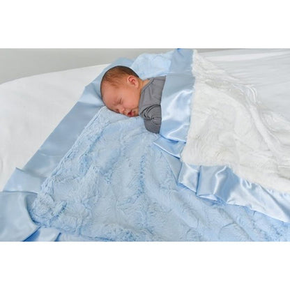 Rockin Royalty Classic Baby Blue Blanket