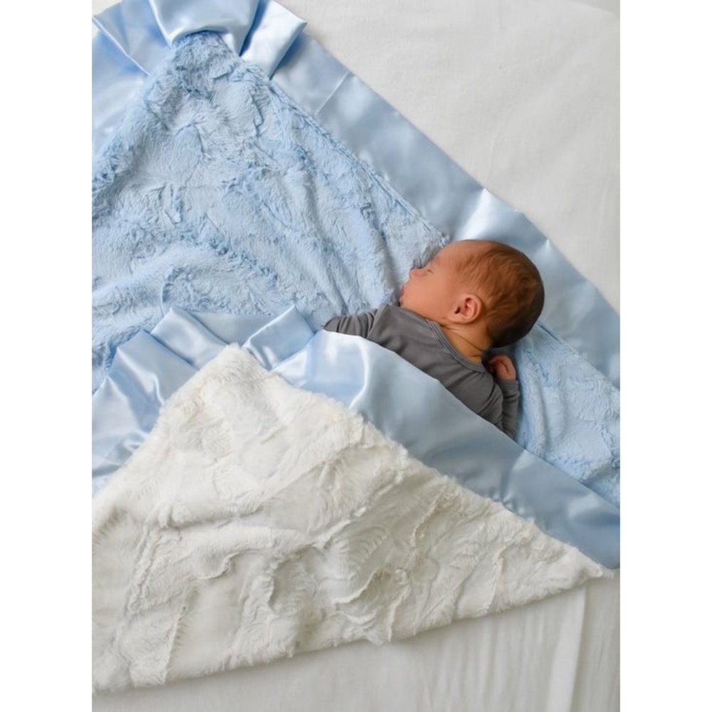 Rockin Royalty Classic Baby Blue Blanket