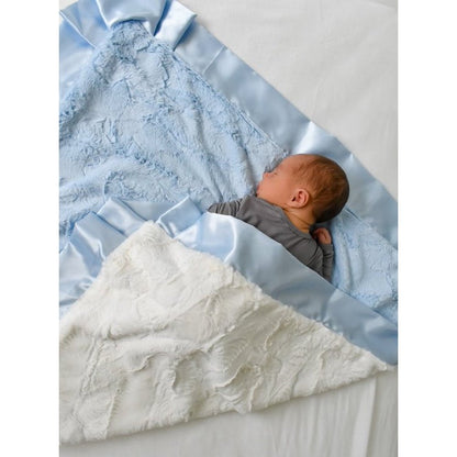 Rockin Royalty Classic Baby Blue Blanket