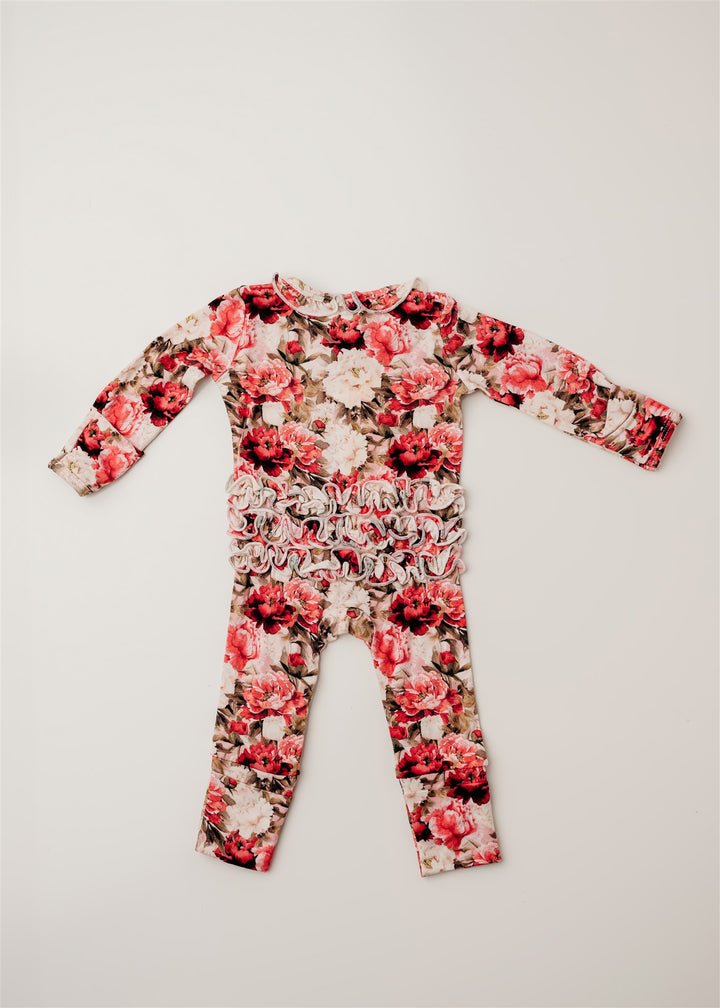 Rockin Royalty Baby Rockin Royalty Crimson Bloom Footie