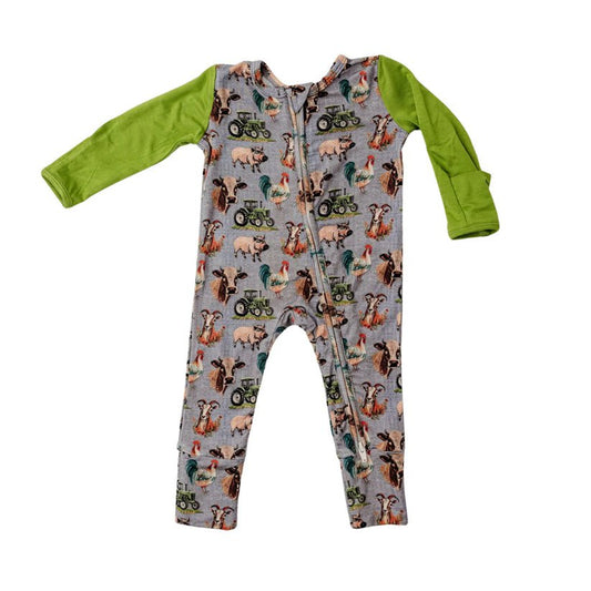 Rockin Royalty Baby Down on the Farm / Newborn Rockin Royalty Down on the Farm Footie