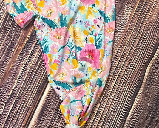 Rockin Royalty BabyRockin Royalty Girls Sunlit Poppy Knotted GownBabysupermarket