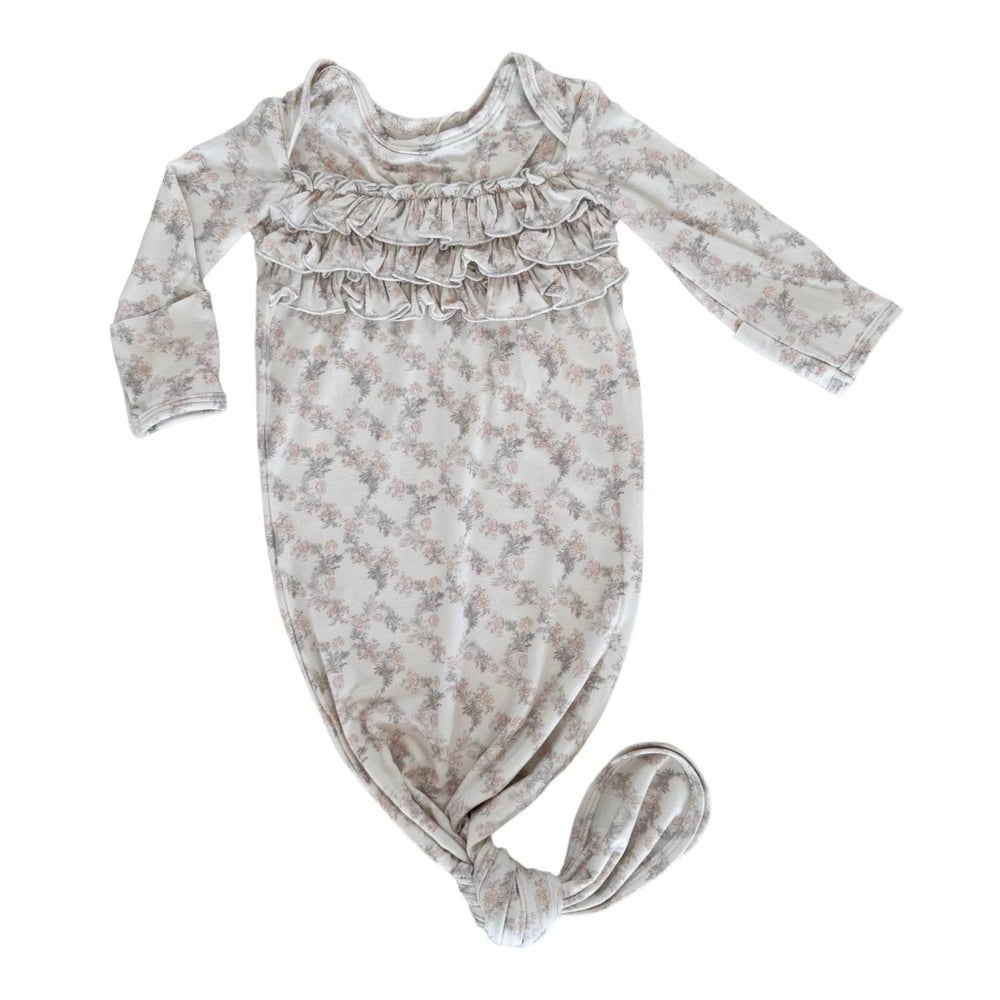 Rockin Royalty Baby Infant Rockin Royalty Ivy Knotted Gown