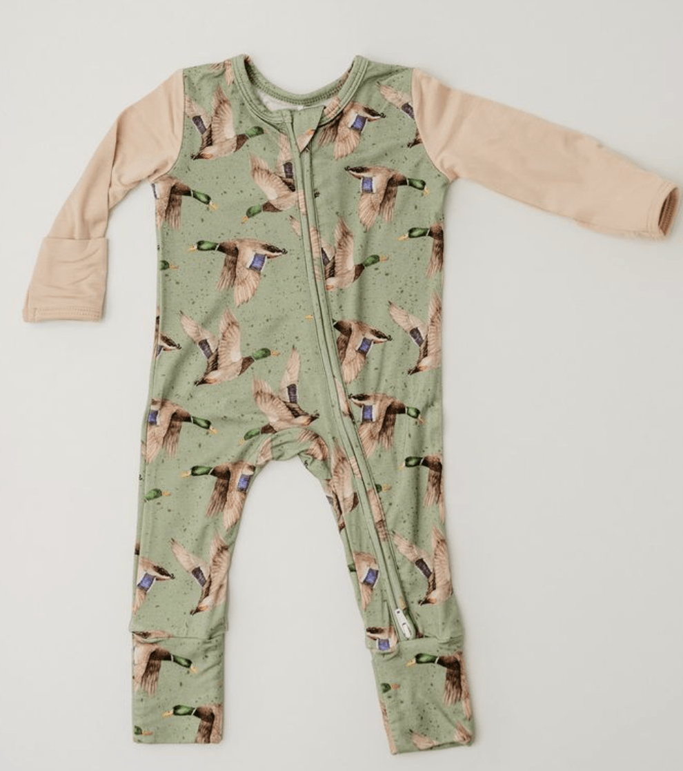 Rockin Royalty Baby Mallard Skies / Newborn Rockin Royalty Mallard Skies Footie