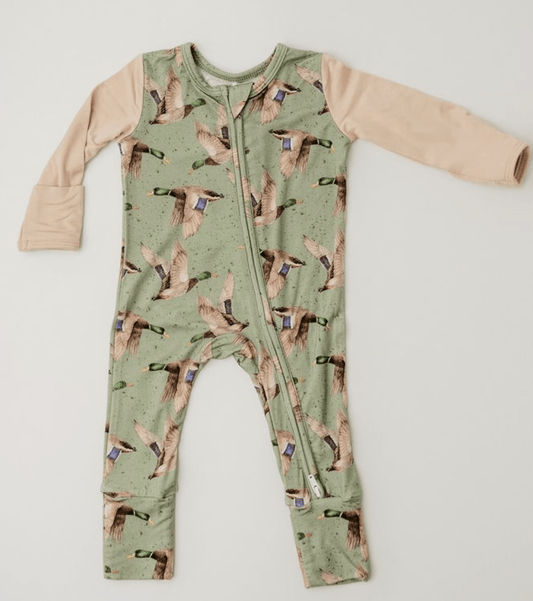 Rockin Royalty Baby Mallard Skies / Newborn Rockin Royalty Mallard Skies Footie
