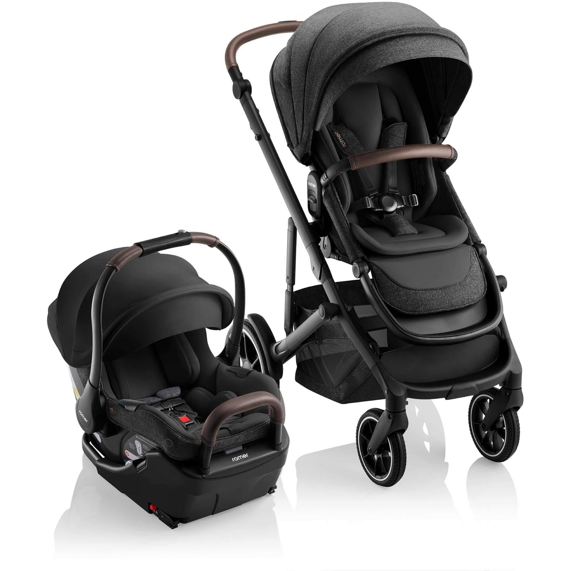 Romer Juni Infant Car Seat + Tura Stroller Travel System