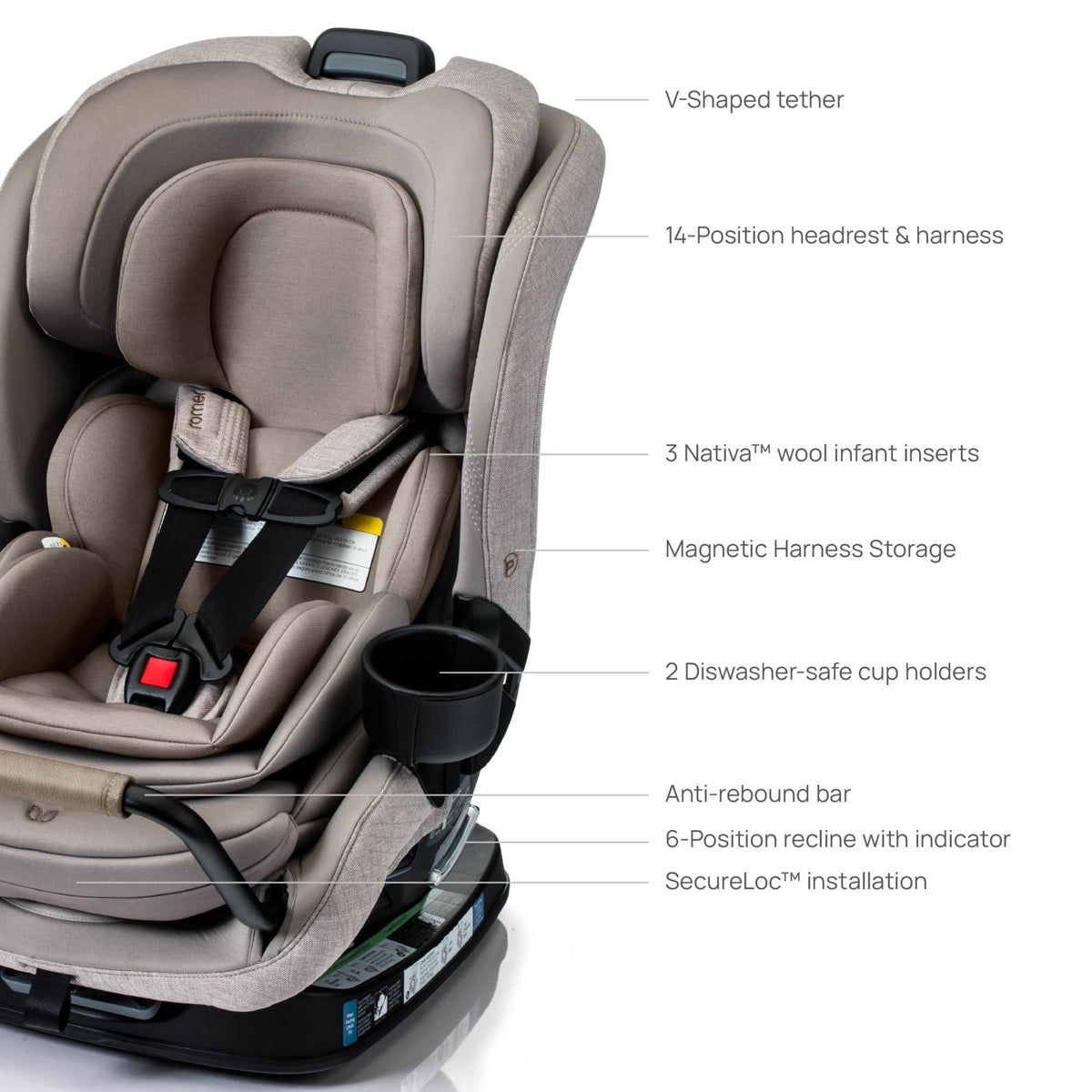 Romer Car Seats - Convertible Romer Veni Convertible Car Seat