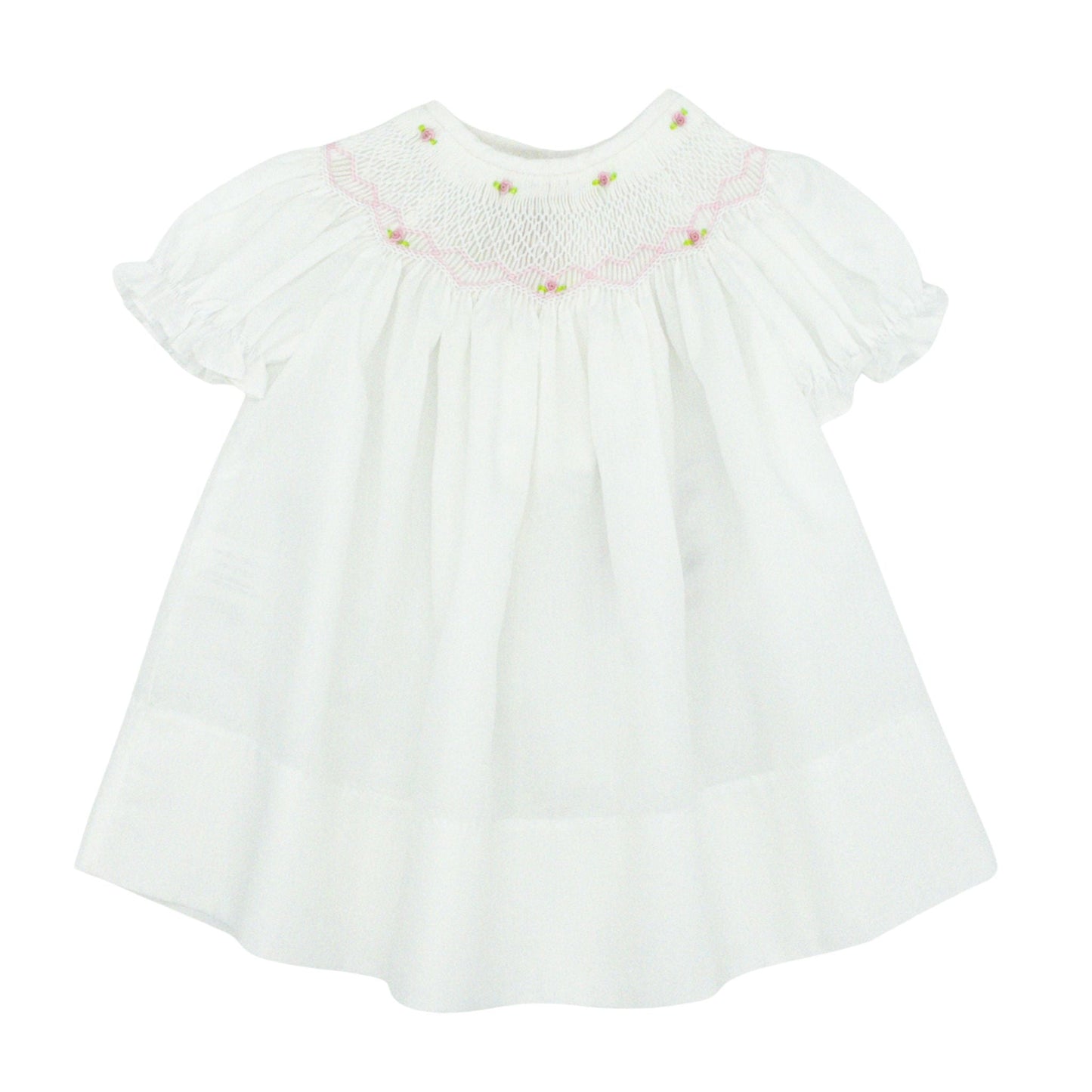 Rosalina Baby Girls Ivory Roselle Bishop