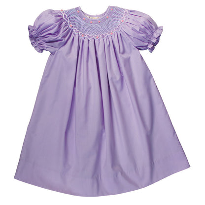Rosalina Baby Girls Purple Roselle Bishop