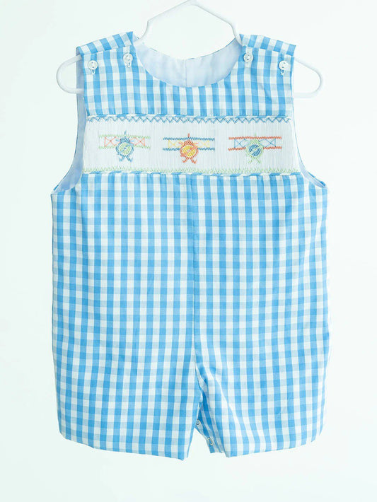 Ruth & Ralph Apparel & Gifts Blue / 12 Mo Ruth & Ralph Airplane Smock Benjamin Jon Jon