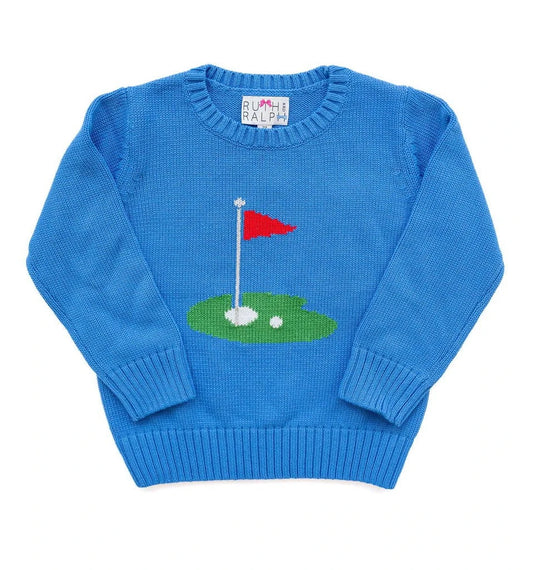 Ruth & Ralph Boys Golf Knit Sweater