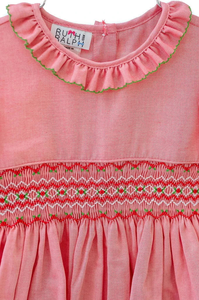 Ruth & RalphRuth & Ralph Festive Charlotte Long Sleeve Smock DressBabysupermarket