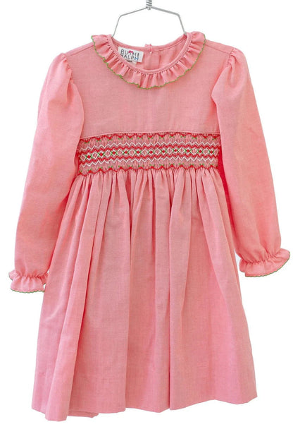 Ruth & Ralph Festive Charlotte Long Sleeve Smock Dress