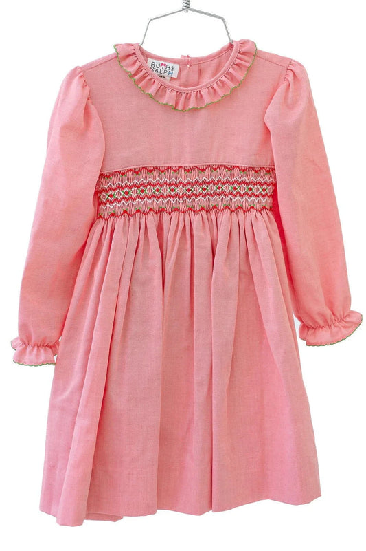 Ruth & Ralph Festive Charlotte Long Sleeve Smock Dress