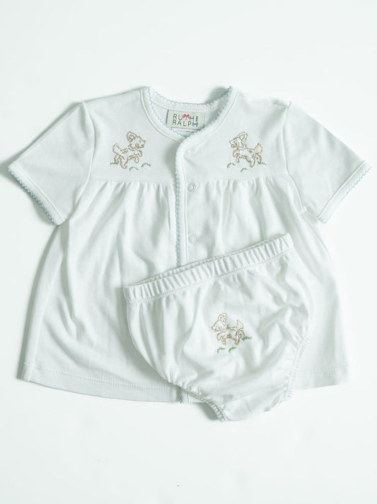 Ruth & Ralph Infant Boy Apparel Ruth & Ralph Puppy Diaper Set