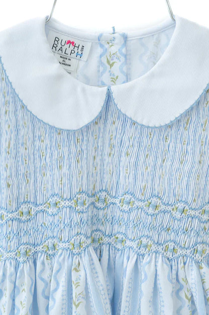 Ruth & RalphRuth & Ralph Winter Lily Eleanor Smocked BubbleBabysupermarket