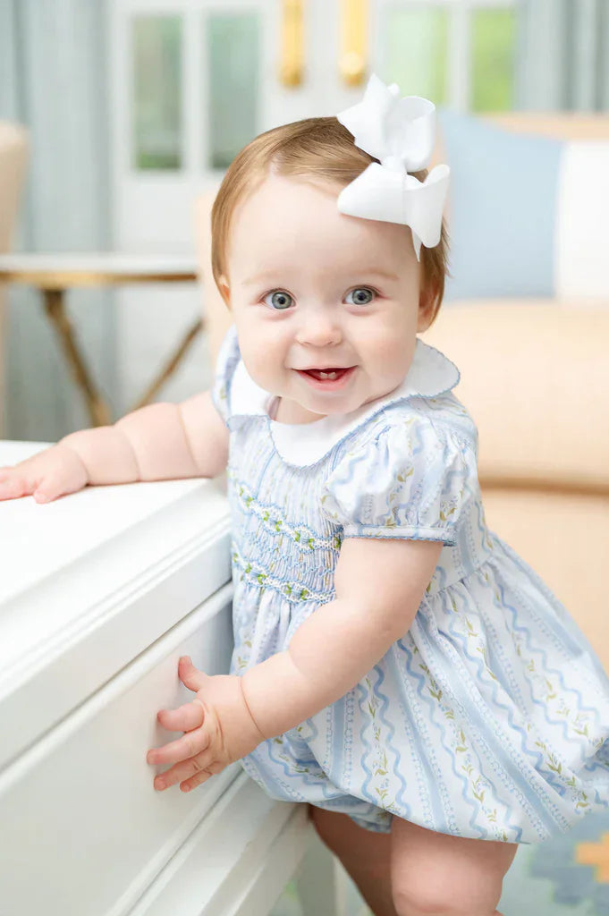 Ruth & RalphRuth & Ralph Winter Lily Eleanor Smocked BubbleBabysupermarket