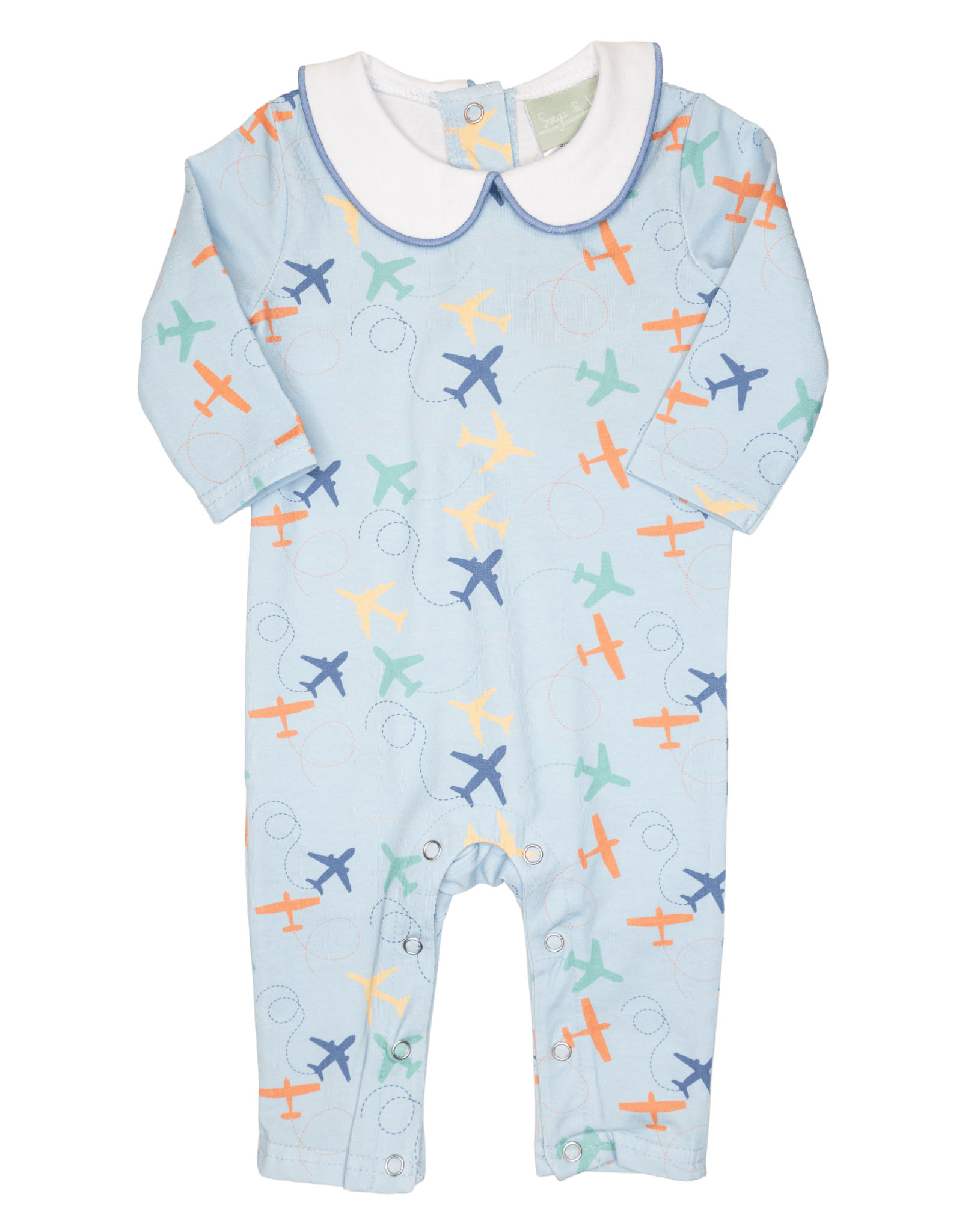 Sage & Lilly Boys Apparel / Outfits / Infant Airplane / 9 Mo Sage & Lilly Boys Airplane Long Bubble