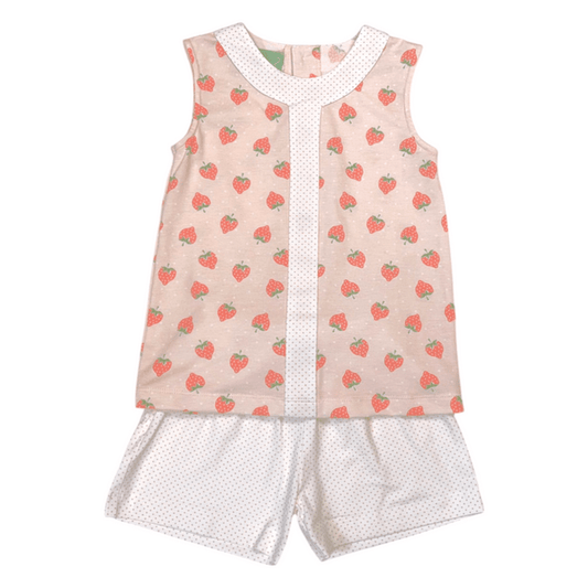 Sage & Lilly Strawberry Aline Short Set babysupermarket