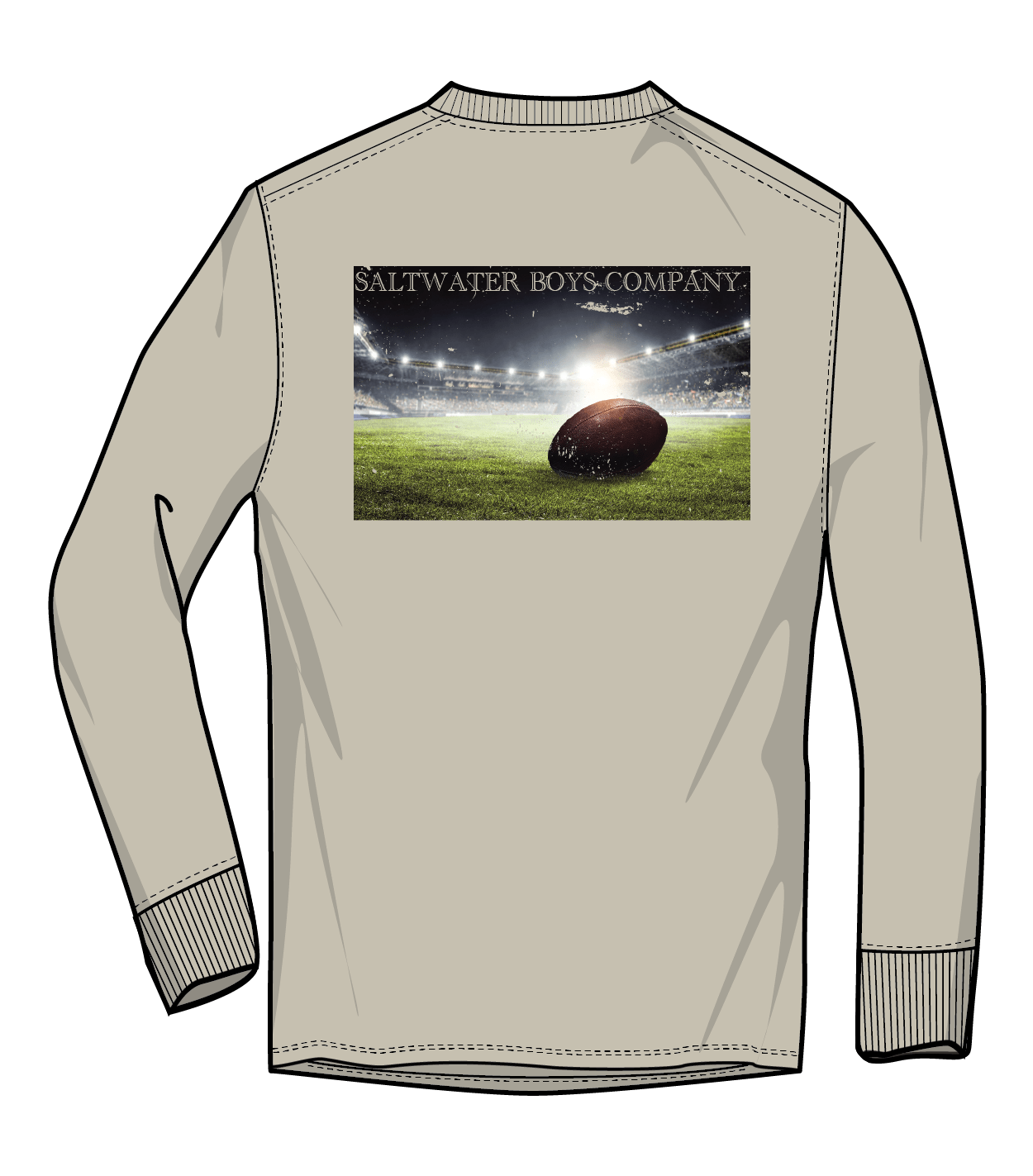 Saltwater Boys Football Long Sleeve T-Shirt
