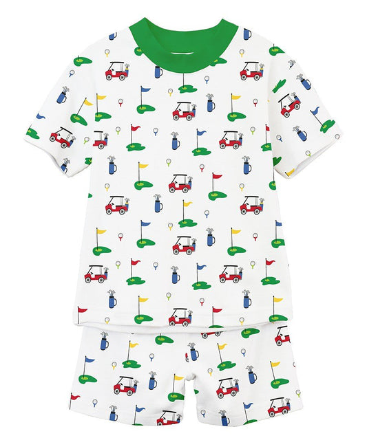 Sara's Prints General Golf / 2 Toddler Sara's Prints Boys Golf Short Pajama