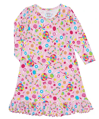Sara's Prints Girls Sleepwear Candyland / 2 Toddler Sara's Prints Candyland Long Sleeve Nightgown