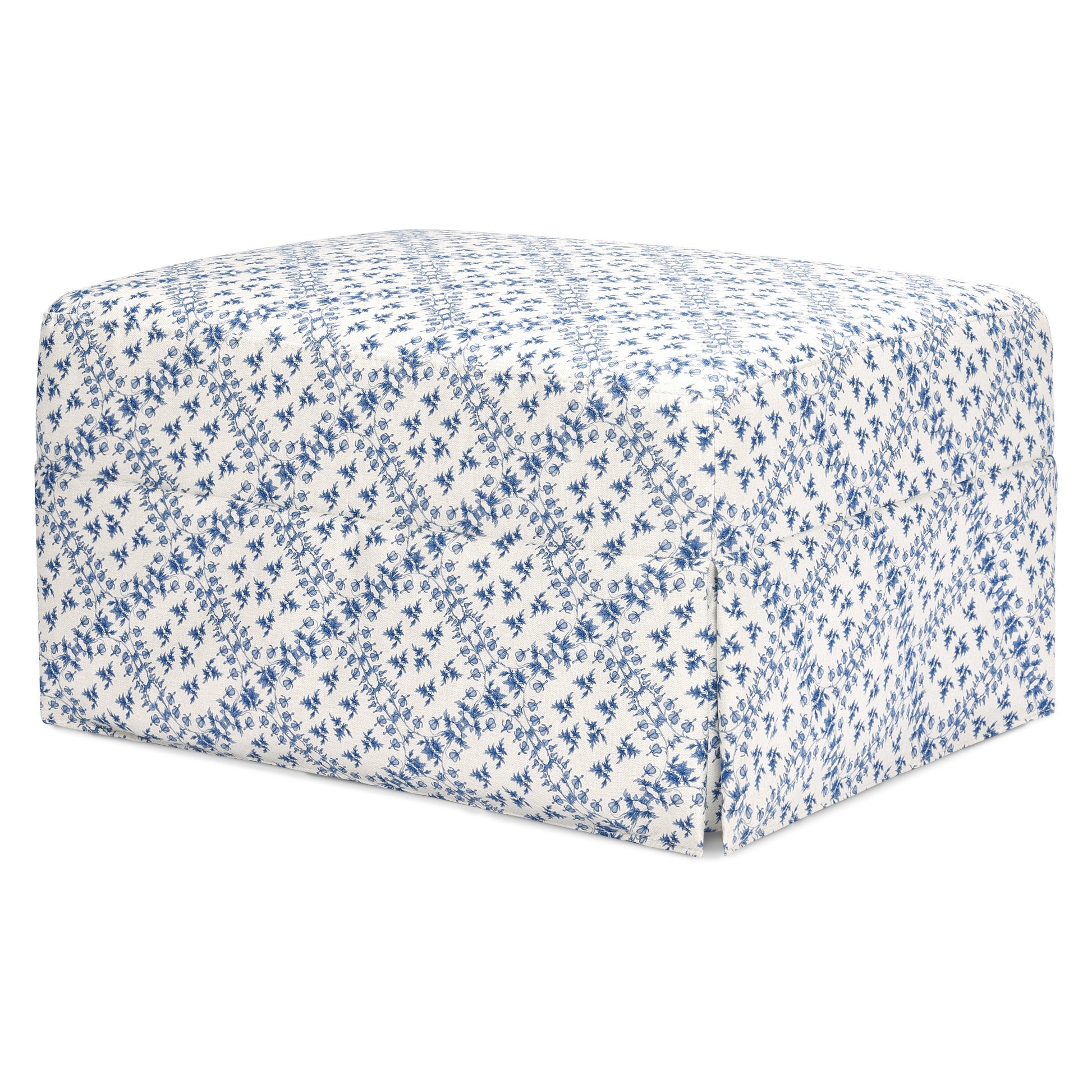 Namesake Ottomans Sarah Flint x Namesake Crawford Gliding Ottoman in Eco-Performance Fabric | Water Repellent & Stain Resistant