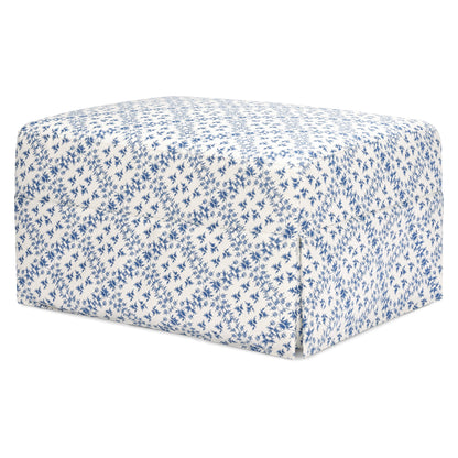 Namesake Ottomans Sarah Flint x Namesake Crawford Gliding Ottoman in Eco-Performance Fabric | Water Repellent & Stain Resistant