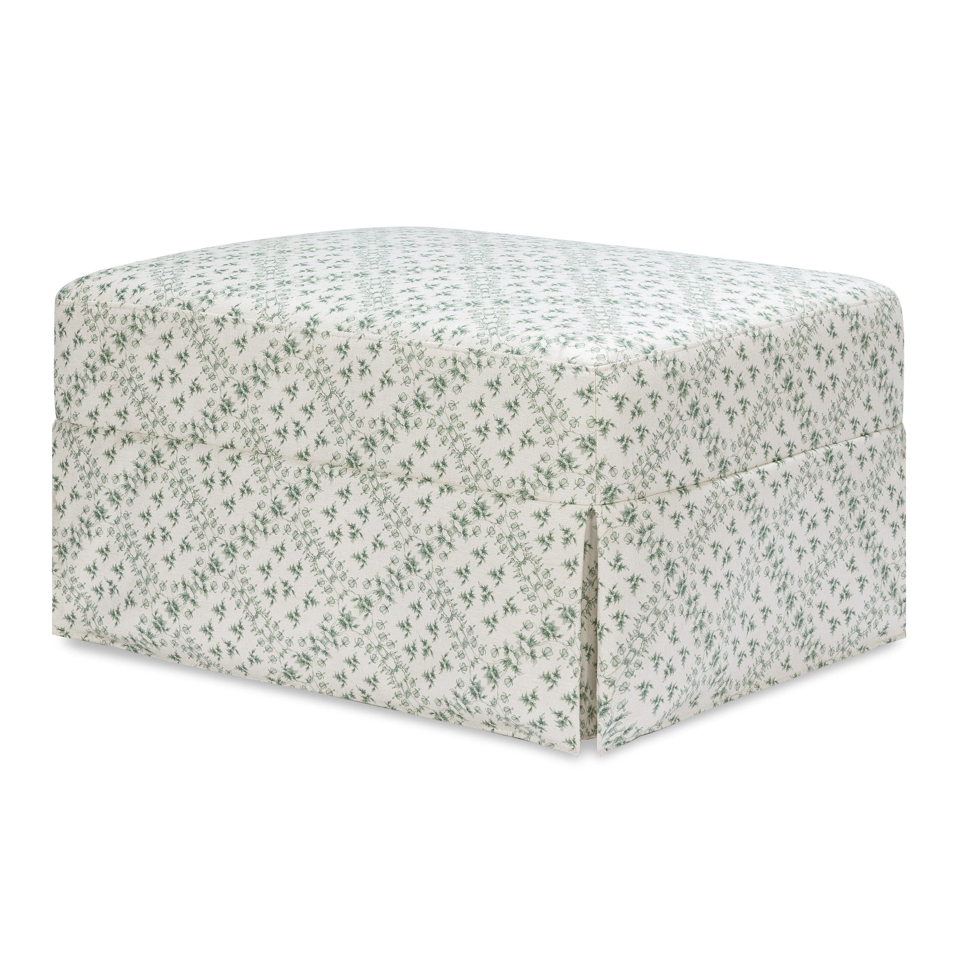 Namesake Ottomans Sarah Flint x Namesake Crawford Gliding Ottoman in Eco-Performance Fabric | Water Repellent & Stain Resistant