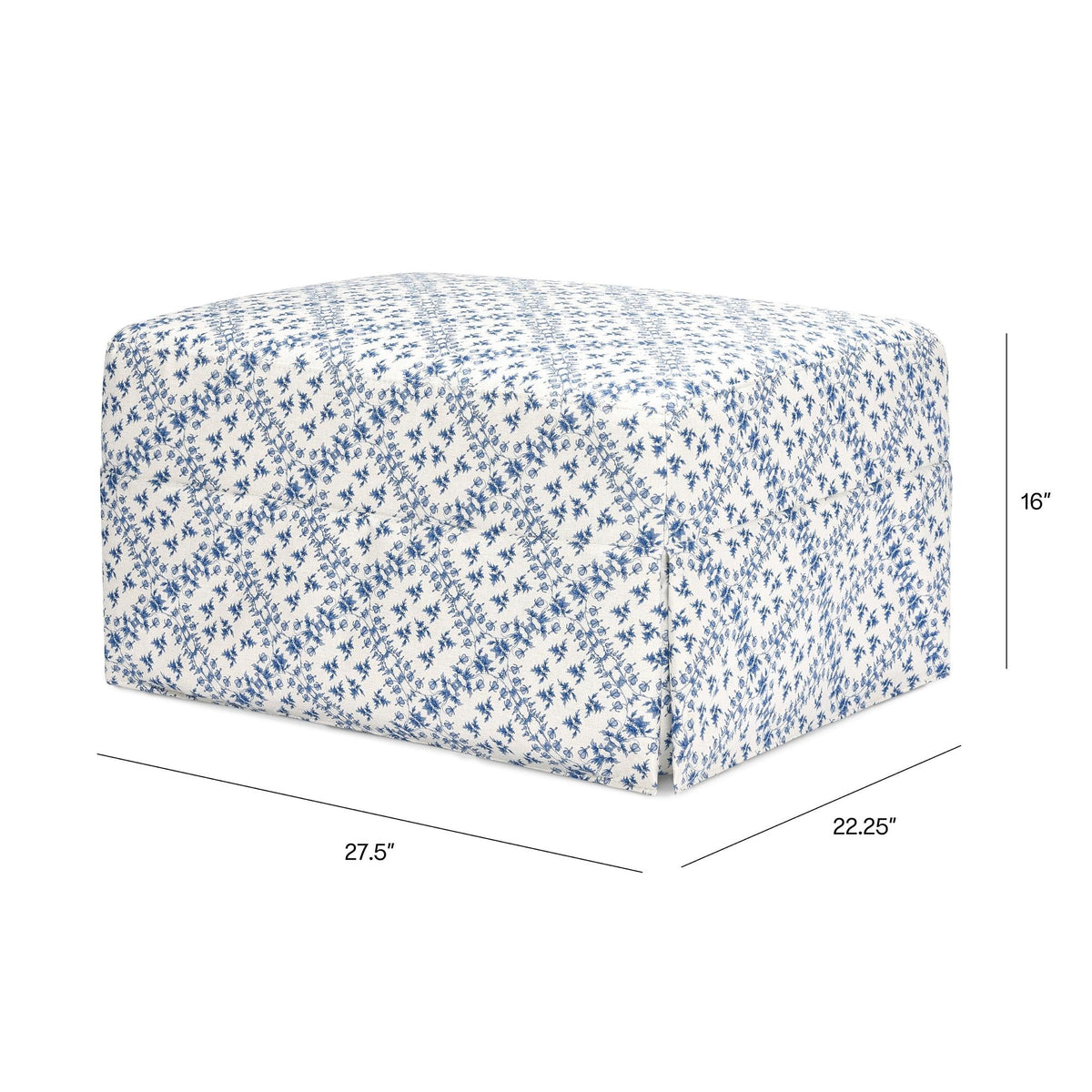 NamesakeSarah Flint x Namesake Crawford Gliding Ottoman in Eco-Performance Fabric | Water Repellent & Stain ResistantBabysupermarket