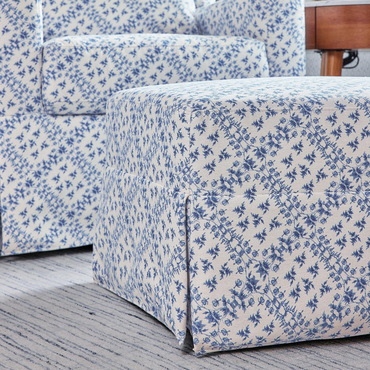 NamesakeSarah Flint x Namesake Crawford Gliding Ottoman in Eco-Performance Fabric | Water Repellent & Stain ResistantBabysupermarket