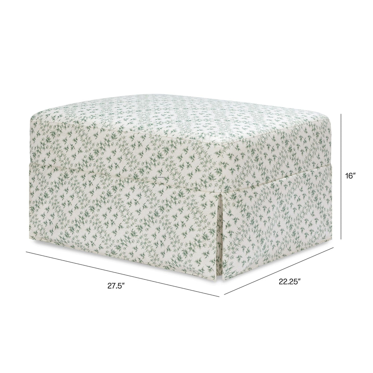 NamesakeSarah Flint x Namesake Crawford Gliding Ottoman in Eco-Performance Fabric | Water Repellent & Stain ResistantBabysupermarket