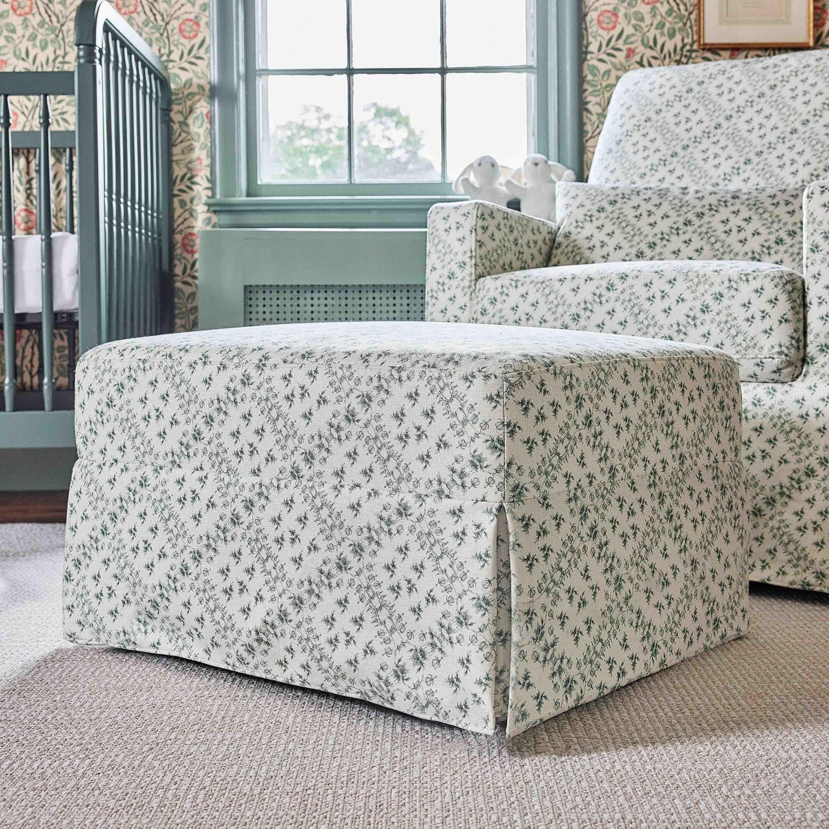 NamesakeSarah Flint x Namesake Crawford Gliding Ottoman in Eco-Performance Fabric | Water Repellent & Stain ResistantBabysupermarket