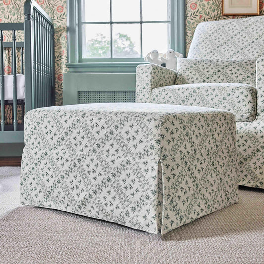NamesakeSarah Flint x Namesake Crawford Gliding Ottoman in Eco-Performance Fabric | Water Repellent & Stain ResistantBabysupermarket