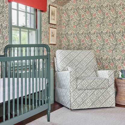 Namesake Gliders & Rockers Sarah Flint x Namesake Crawford Swivel Glider in Eco-Performance Fabric | Water Repellent & Stain Resistant