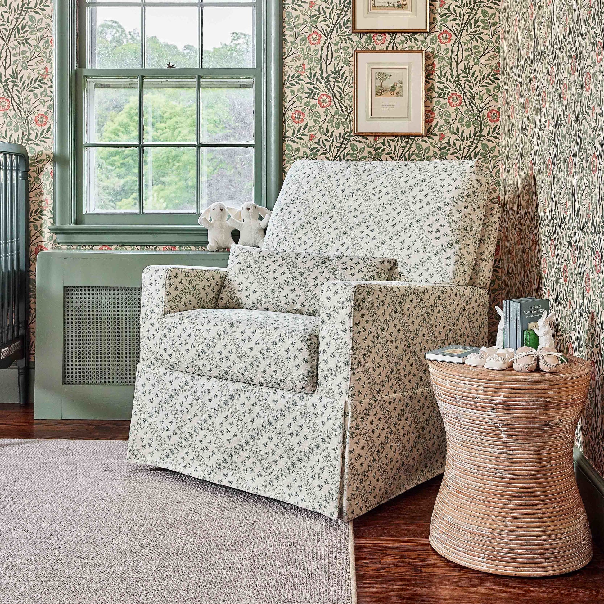 NamesakeSarah Flint x Namesake Crawford Swivel Glider in Eco-Performance Fabric | Water Repellent & Stain ResistantBabysupermarket