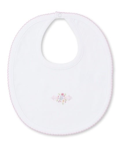 Not specified General 1SIZE / white/pink / spring 2024 SCE Blooming Sprays Embroidered Bib