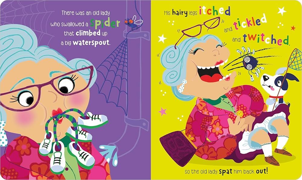 Scholastic Children Books Scholastic There Was An Old Lady Who Swallowed A Fly