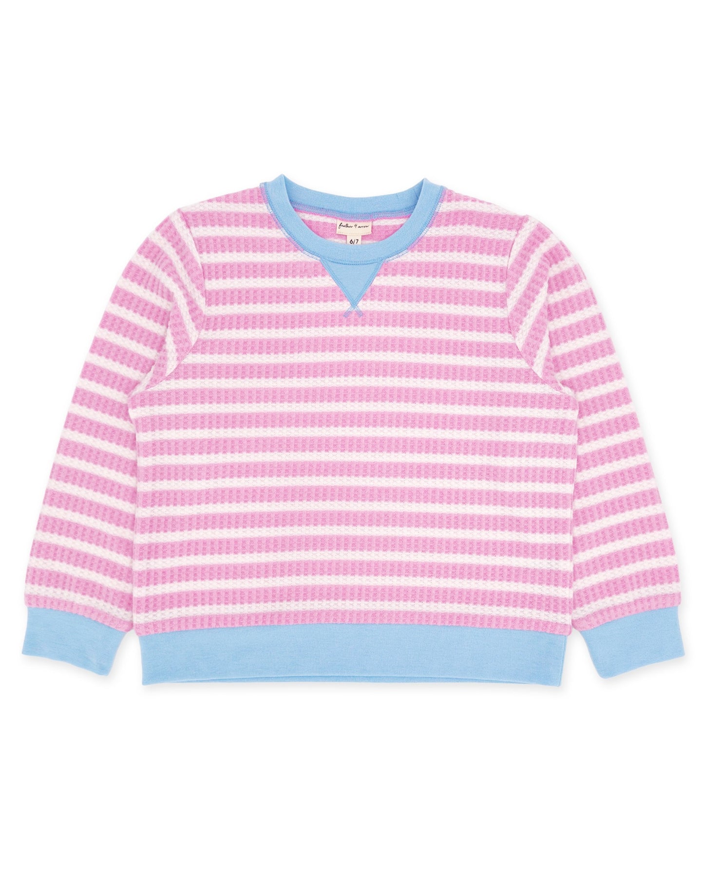 Feather 4 Arrow Scout Stripe Top - Pink Gloss