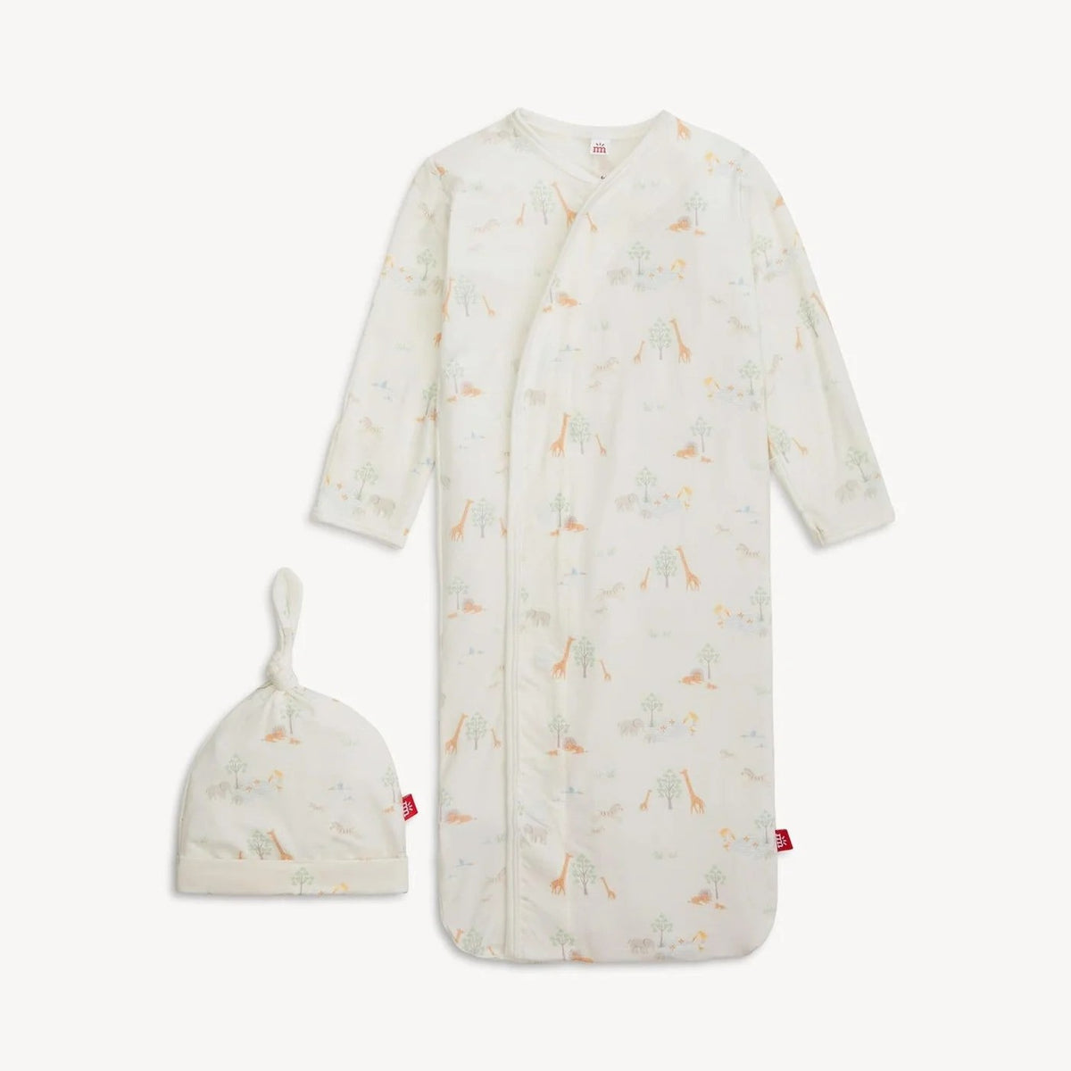 Magnetic Me Serene Safari White Gown + Hat Set
