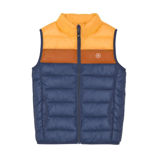 Color Kids Colorblock Quilted Waistcoat