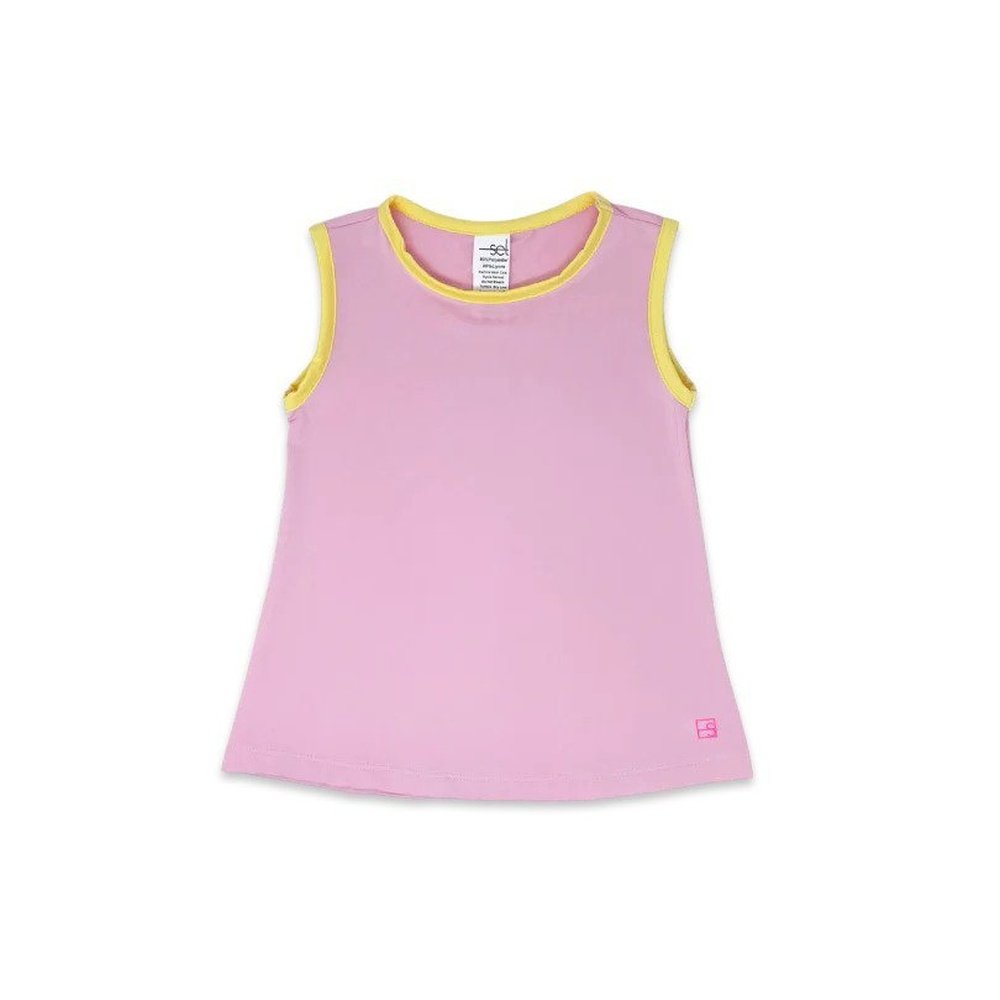 SET Athleisure Tori Tank Light Pink Yellow