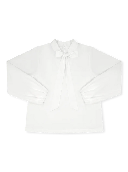Lullaby Set Girls Play Sets Classic White / 6 Set Proper Beatrice Bow Blouses - Classic White