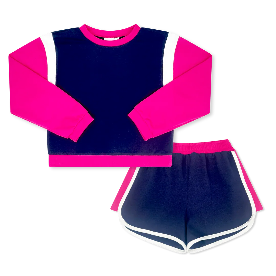 Lullaby Set Girls Play Sets Hudson Bay Navy / 6 Set Proper Ellie Everyday Set - Hudson Bay Navy, Pembroke Pink