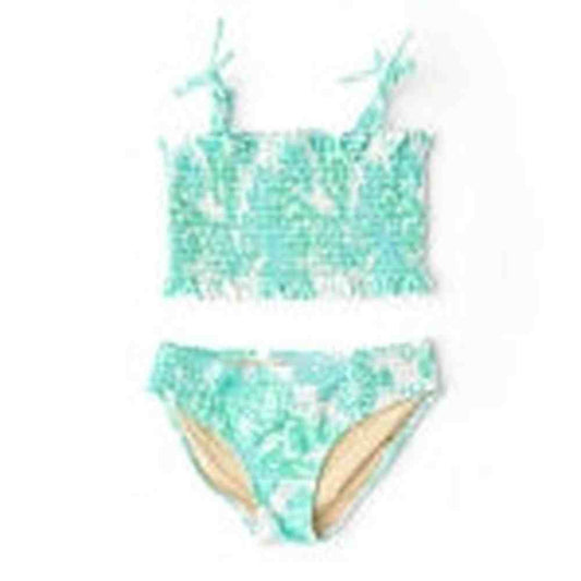Shade CrittersShade Critters Girls Charming Rose Smocked Two Piece SwimsuitBabysupermarket