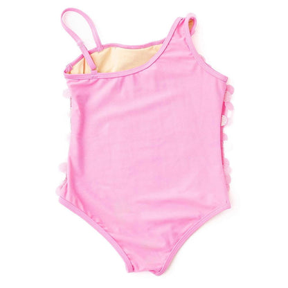 Shade CrittersShade Critters Girls Pink Paillettes One Shoulder SwimsuitBabysupermarket
