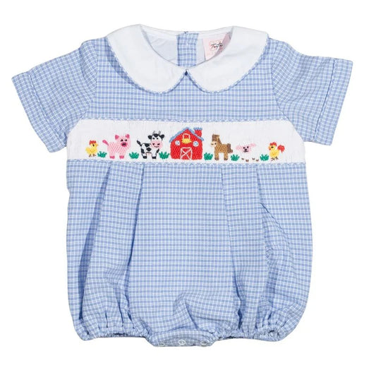 Shop Teeta Infant Boy Blue / 3 Mo Shop Teeta Boys Noah Bubble - E-I-EI-O