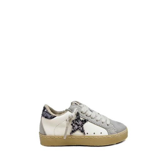 ShuShop Girls Shoes Pewter Glitter / 13 ShuShop Girls Paula Mini Sneaker - Pewter Glitter